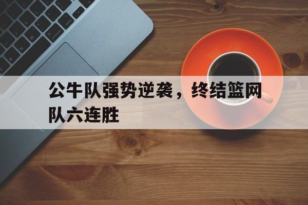 九游网页版登录入口-公牛队强势逆袭，终结篮网队六连胜